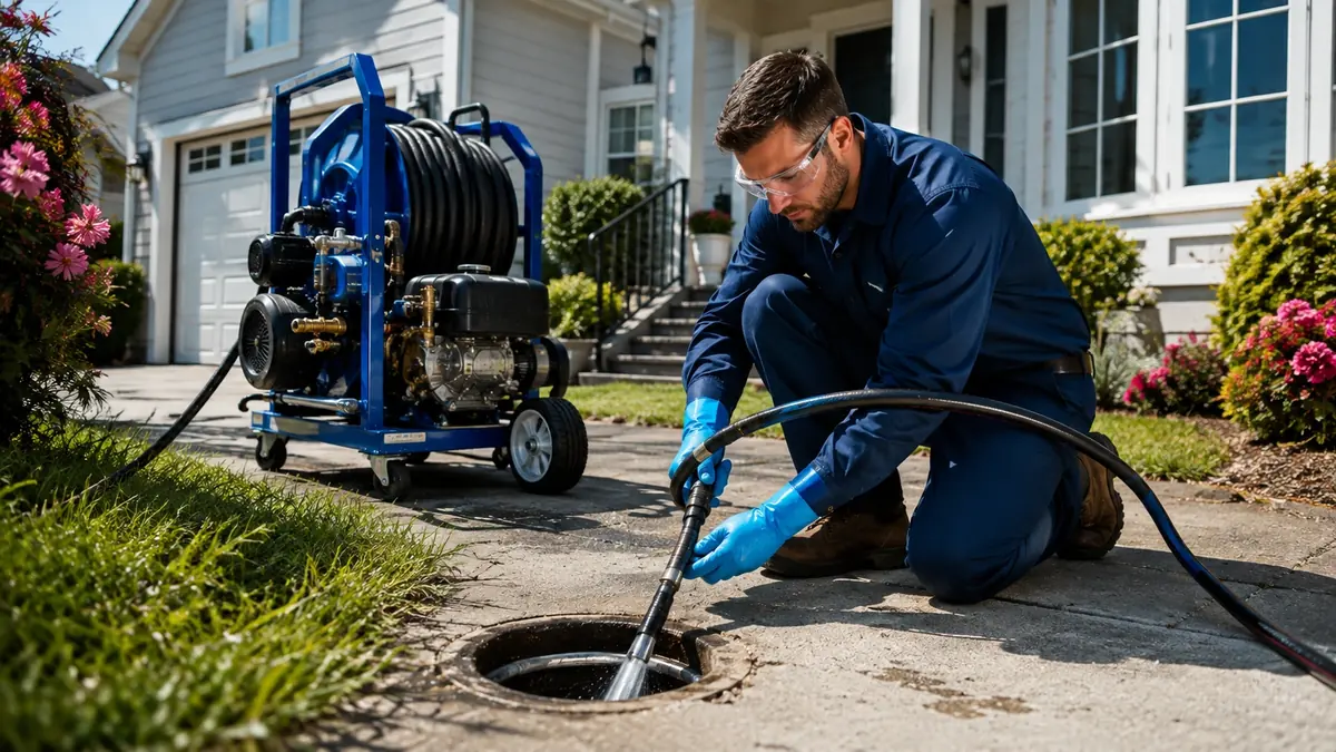 Residential Hydro Jet Drain Cleaning in La Jolla